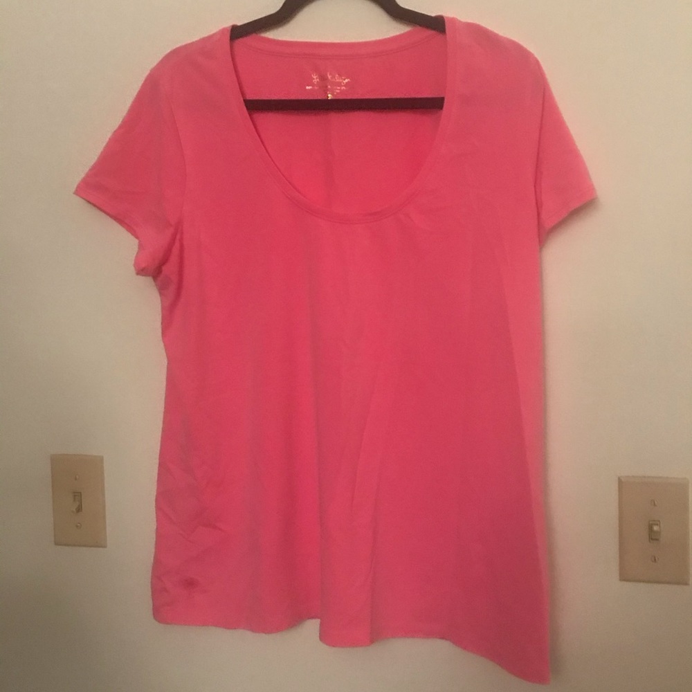 Lilly Pulitzer Bright Pink Shirt